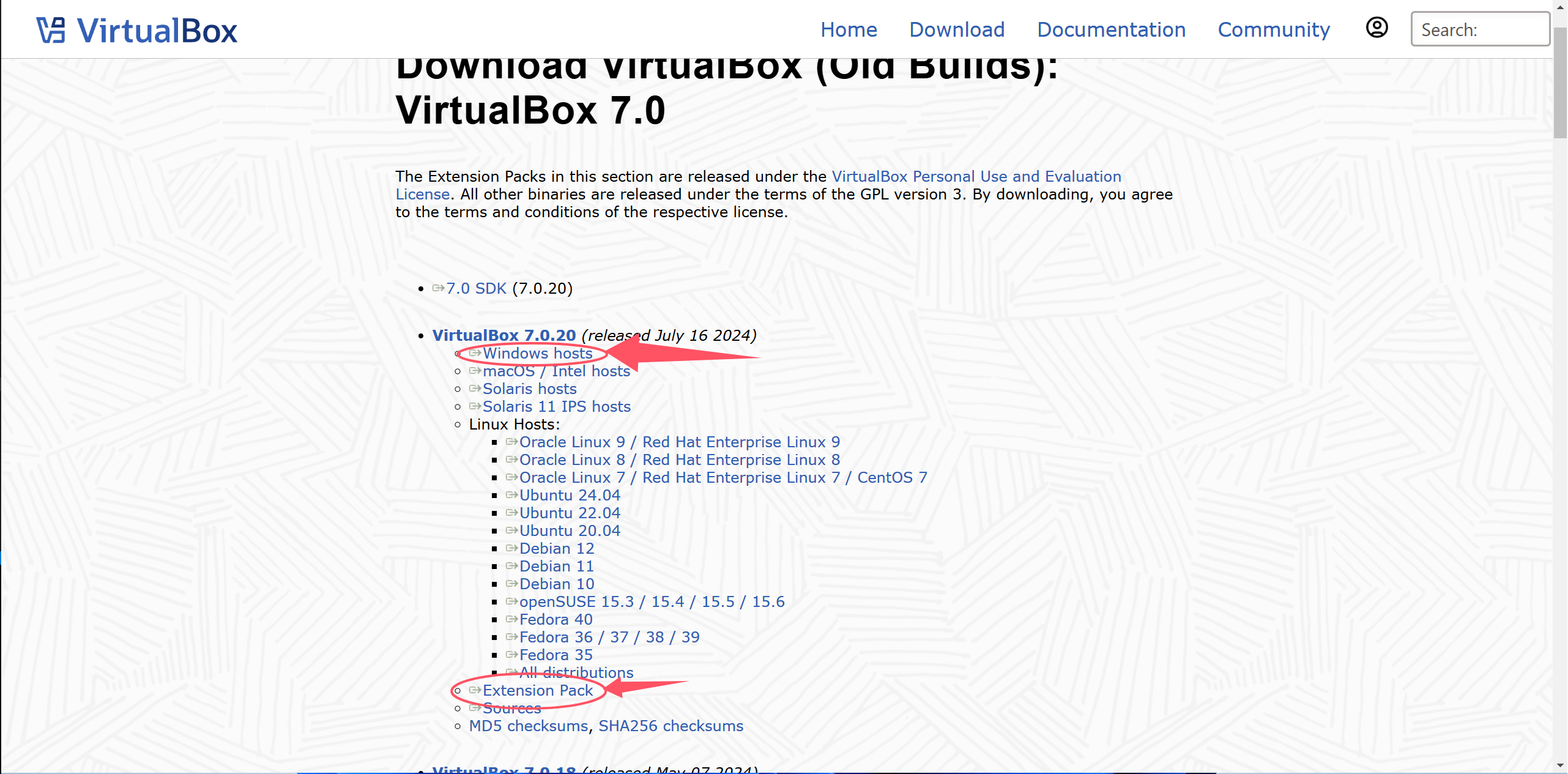 下载 VirtualBox